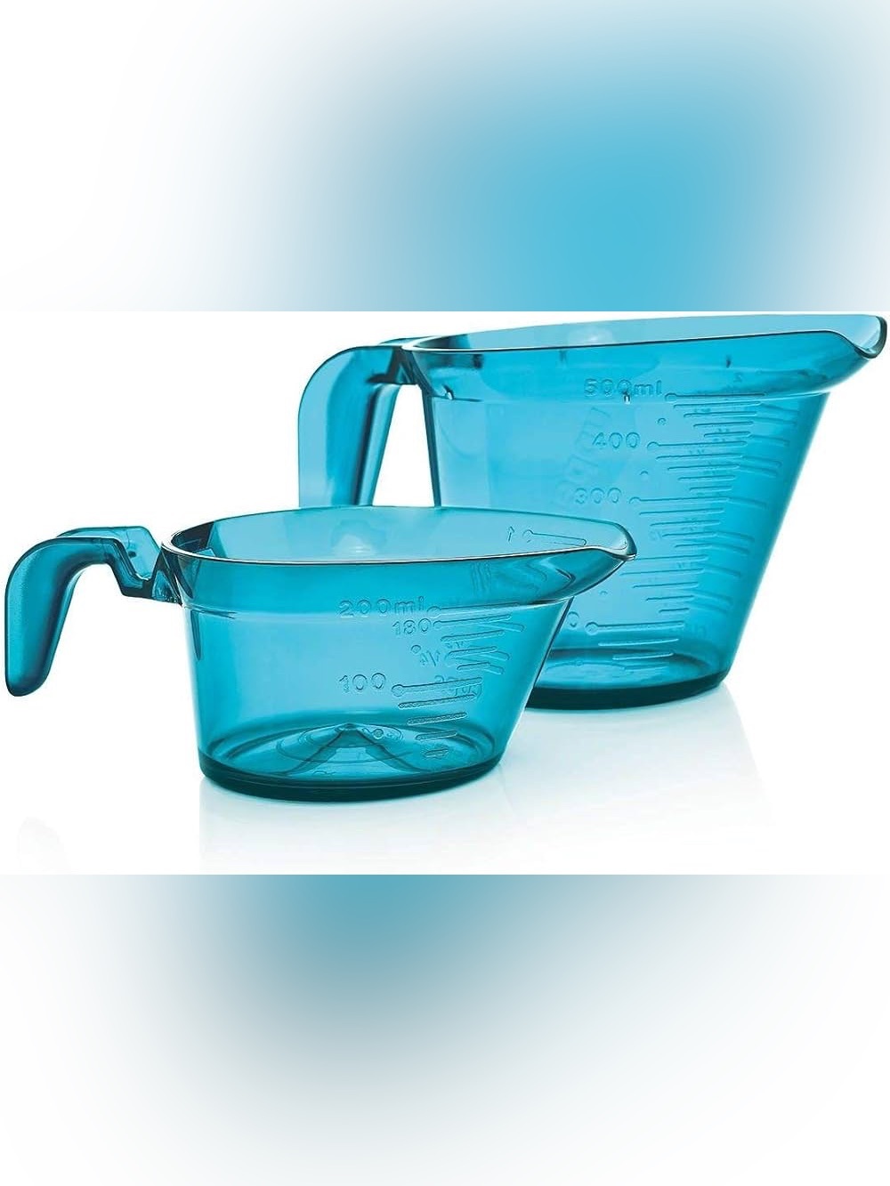 NEW | Tupperware | Micro Pitcher 2-Piece Set — Peacock Blue